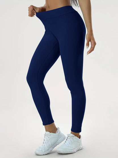 Women's High Waist Yoga High Lift Fitness Trousers